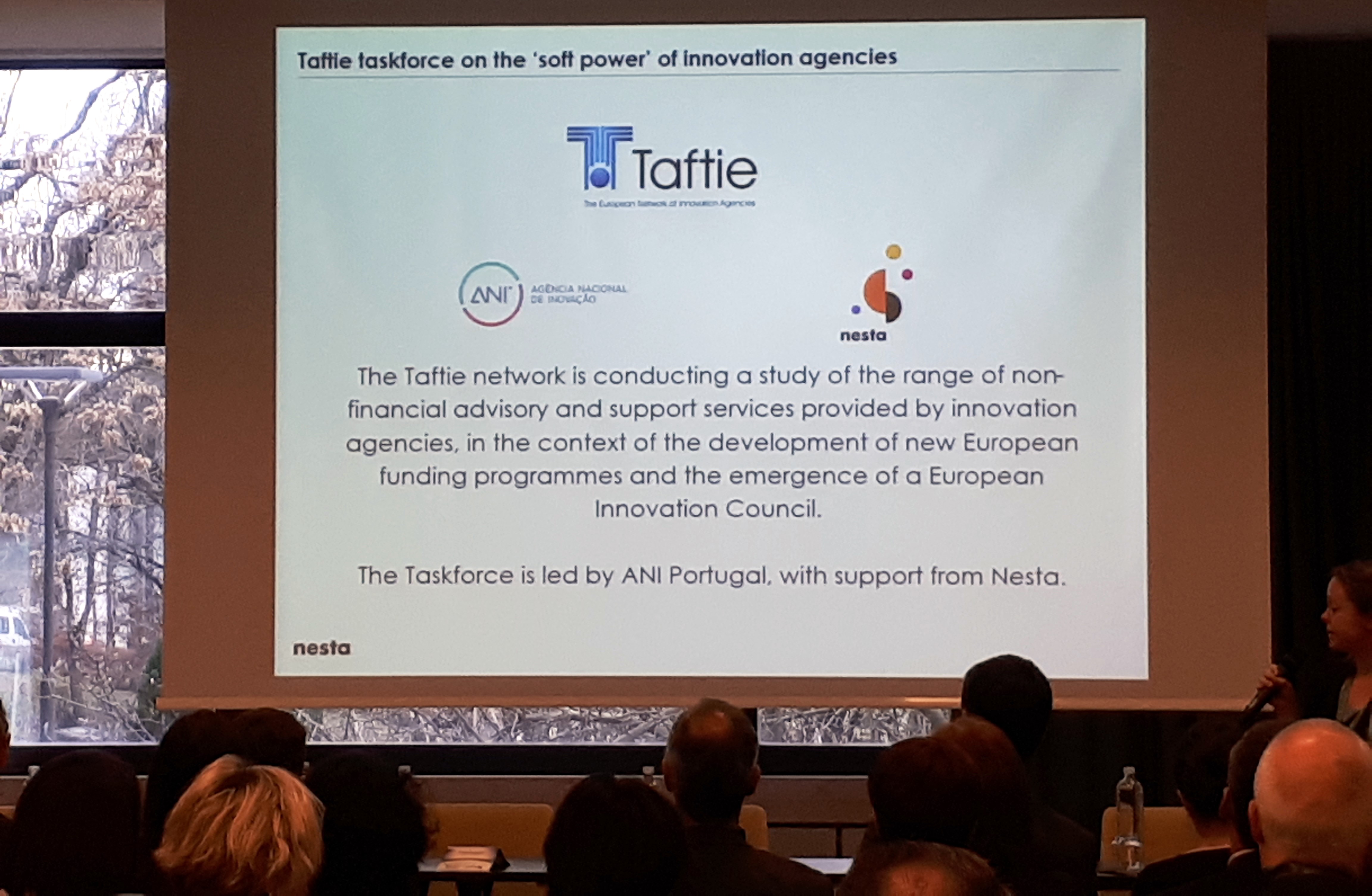 v TAFTIE vključenih 29 agencij. Večina agencij pa nima toliko kadrovskih in finančnih resursov, da bi lahko opravile vse delo, zato se morajo osredotočiti tiste storitve, ki so za inovatorjem najbolj koristne. 